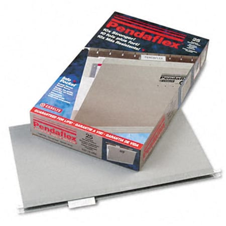 Pendaflex Pendaflex 415315GRA Reinforced Hanging File Folders- Kraft- Legal- Gray- 25/Box 415315GRA